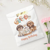 Sachets En Papier Joyeux anniversaire Chih Tzu Chiens Anniversaire G (Scellé)