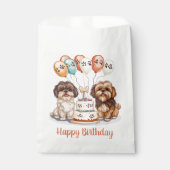 Sachets En Papier Joyeux anniversaire Chih Tzu Chiens Anniversaire G (Devant)