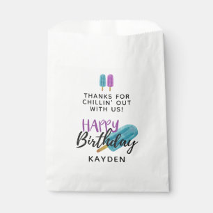 Sachets En Papier JOYEUX ANNIVERSAIRE Fête d'Ice Pop d'été des enfan