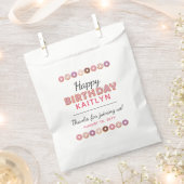 Sachets En Papier JOYEUX ANNIVERSAIRE Gâteaux Donuts Personnalisés N (Coupé)