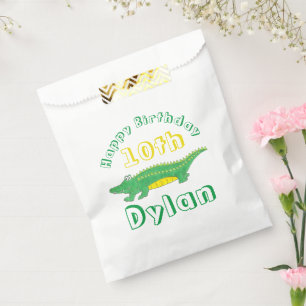 Sachets En Papier Joyeux anniversaire Gator Alligator Crocodile Croc