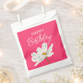 Sachets En Papier Joyeux anniversaire pendant l'été Fleur Artistique (Coupé)