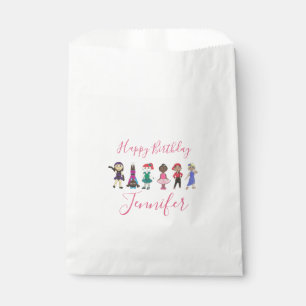 Sachets En Papier Joyeux Anniversaire Personnalisé Ballet Tap Jazz D