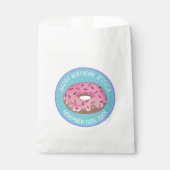 Sachets En Papier Joyeux anniversaire Pink Donut Doughnut Anniversai (Devant)