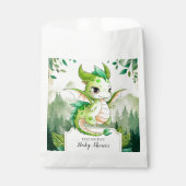 Sachets En Papier Joyeux Baby shower Dragon (Devant)