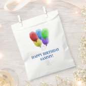 Sachets En Papier Joyeux Ballons d'Anniversaire Papier Favor Sac pou (Coupé)