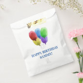 Sachets En Papier Joyeux Ballons d'Anniversaire Papier Favor Sac pou (Scellé)