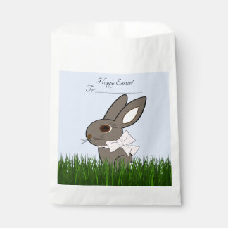 Sachets En Papier Joyeux Bonbon de lapin de Pâques Favoriser les sac