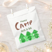 Sachets En Papier Joyeux camping camper un anniversaire enfants arbr (Coupé)