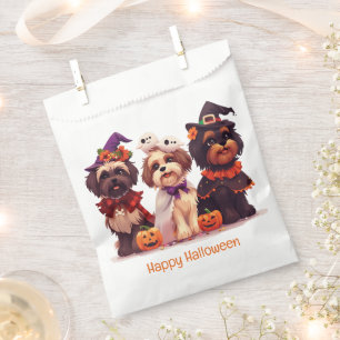 Sachets En Papier Joyeux Chih Tzu Chih Dogs d'Halloween