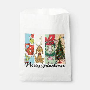 Sachets En Papier Joyeux Grinchmas Collage de Fêtes