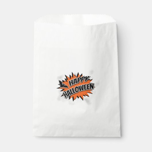 Sachets En Papier Joyeux Halloween (Devant)