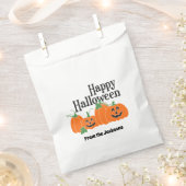 Sachets En Papier Joyeux Halloween avec Jack O Lanterns Goodie Bags (Coupé)