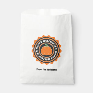 Sachets En Papier Joyeux Halloween avec les Citrouilles Goodie Bags