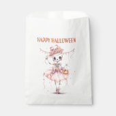 Sachets En Papier Joyeux Halloween | Ballerina Skeleton Favoriser le (Devant)