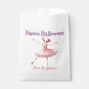 Sachets En Papier Joyeux Halloween   FUN SKELETON BALLERINA
