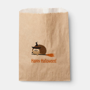 Sachets En Papier Joyeux Halloween ! Hedgehog Witch