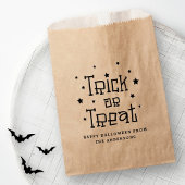 Sachets En Papier Joyeux Halloween Kraft
