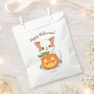 Sachets En Papier Joyeux Halloween ! Mochi et Jack o'lantern