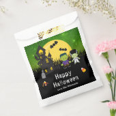 Sachets En Papier Joyeux Halloween Monstres Green (Scellé)