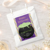 Sachets En Papier Joyeux Halloween, Pot de sorcière, Personnalisé (Coupé)