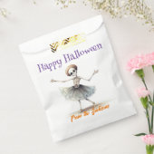 Sachets En Papier Joyeux Halloween | SKELETTE AMUSANTE AVEC TUTU (Scellé)
