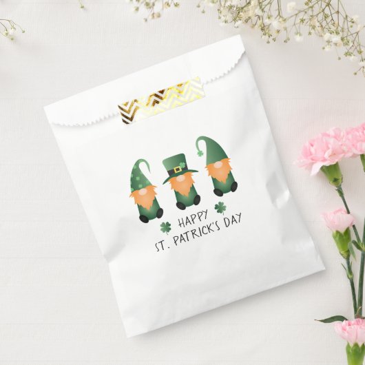 Sachets En Papier Joyeux Jour de la Saint Patrick Gnomes Green Orang (Scellé)