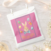 Sachets En Papier Joyeux Lapin De Pâques Avec Cravate De Bow (Coupé)
