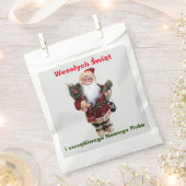 Sachets En Papier Joyeux Noël en polonais Wesołych Świąt cadeau (Coupé)