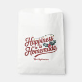 Sachets En Papier Joyeux Noël fait maison (Devant)