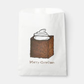 Sachets En Papier Joyeux Noël Gingerbread Gâteau Sucre et épices (Devant)