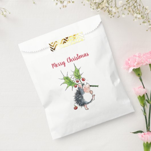 Sachets En Papier Joyeux Noël Holly Hedgehog (Scellé)