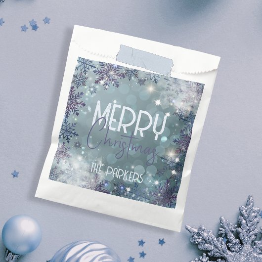 Sachets En Papier Joyeux Noël Magique Wonderland d'hiver