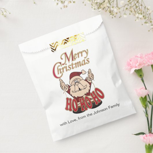 Sachets En Papier Joyeux Noël Père Noël (Scellé)