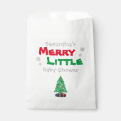 Sachets En Papier Joyeux petit Baby shower (Devant)