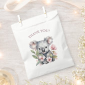 Sachets En Papier Joyeux premier anniversaire aquarelle Koala (Coupé)