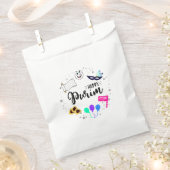 Sachets En Papier Joyeux Purim (Coupé)