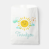 Sachets En Papier Joyeux Sunshine 1ère fête d'anniversaire (Devant)