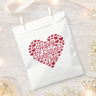 Sachets En Papier Joyeux Valentines Day Valentine Love Heart