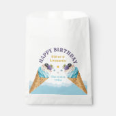 Sachets En Papier Jumeaux cool Glace Cream Boys Anniversaire (Devant)