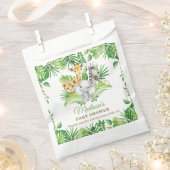 Sachets En Papier Jungle Animaux Baby shower verdoyant Anniversaire (Coupé)