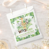 Sachets En Papier Jungle Animaux Végétation Sauvage UN 1er anniversa (Coupé)