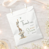 Sachets En Papier Jungle Safari Animaux Baby shower sauvage Merci (Coupé)