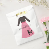 Sachets En Papier Jupe Retro Pink Poodle personnalisable (Scellé)