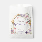 Sachets En Papier Jusqu'à une vie de papillons nuptiale printanière (Devant)