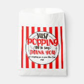 Sachets En Papier juste en passant pour dire merci bénévole popcorn (Devant)
