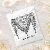 Sachets En Papier Keffiyeh Écharpe palestinienne tissu traditionnel (Coupé)