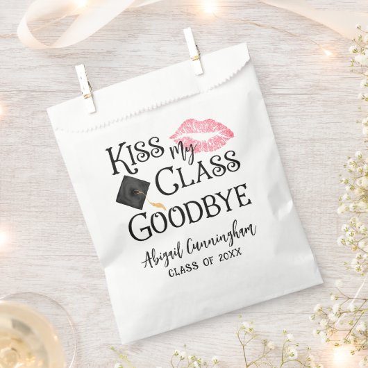 Sachets En Papier Kiss My Class Goodbye Funny Gradualize (Coupé)