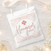 Sachets En Papier Kit d'aide de hangover Rose moderne Mariage or (Coupé)