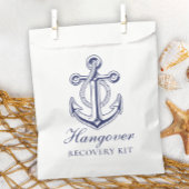 Sachets En Papier Kit de Mariage nautique   bleu marine Ancre